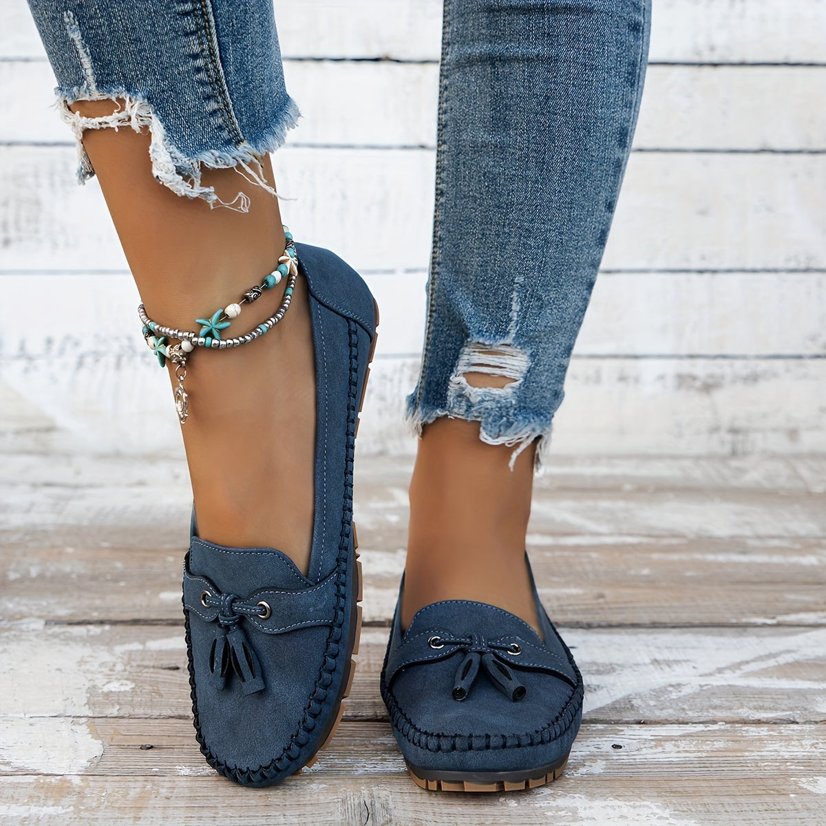 Camille Kwastjes Loafers kwastje detail
