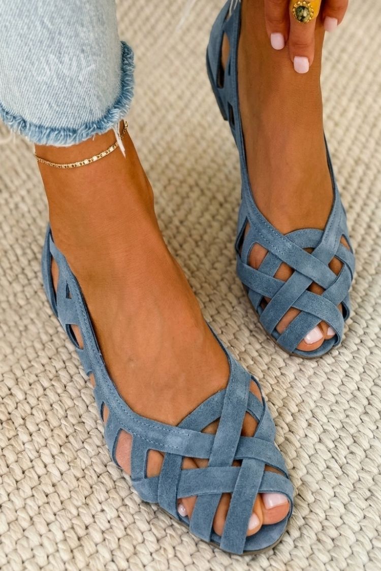Hina sandalen Lichtblauw