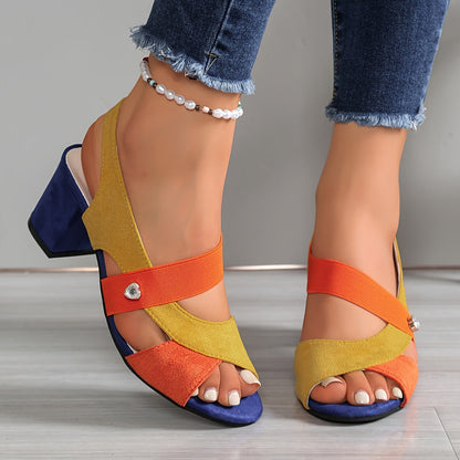Bella Cross-Strap Sandalen - detail