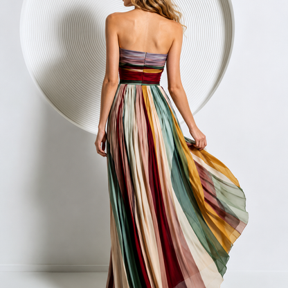 Estelle Vloeiende Boheemse Maxi-jurk