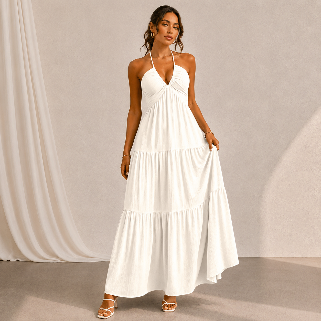 Stella jurk Blanco Roto