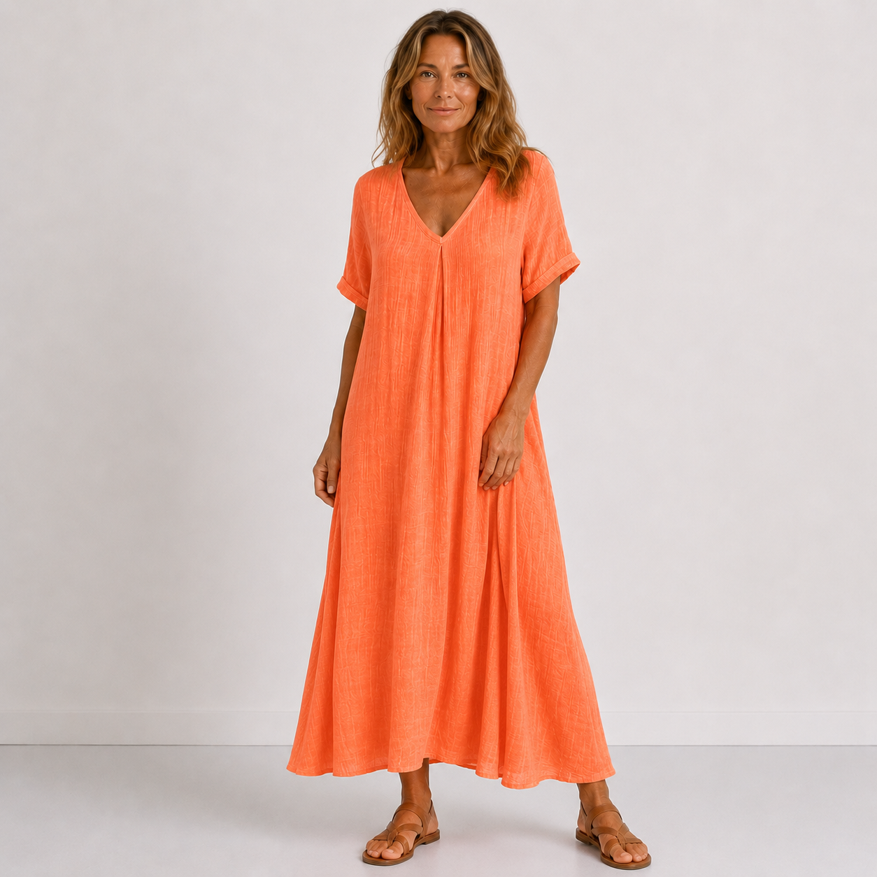 Vera jurk Oranje