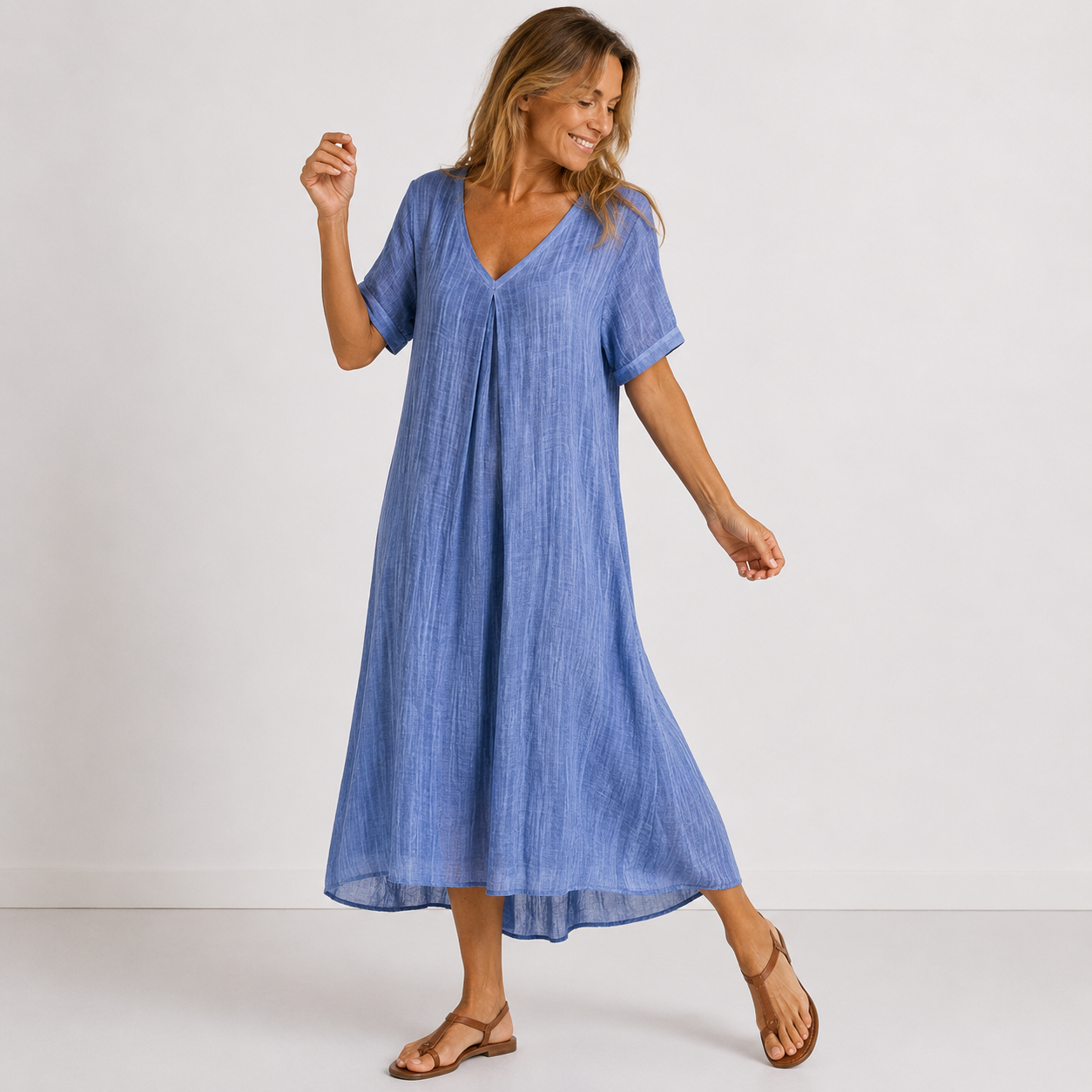Vera jurk Blauw