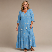 Margaux | Romantische Flow Jurk met Bloemenprint