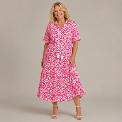 Margaux Flow Jurk - Roze
