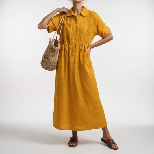 Lysandra Blousejurk - Oranje