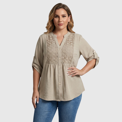 Vivienne | Klassieke Knopenblouse