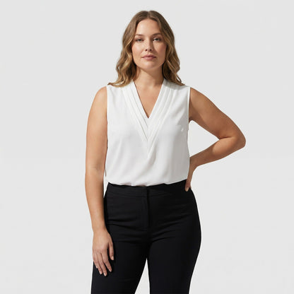 Mirel | Mouwloze Viscose Top