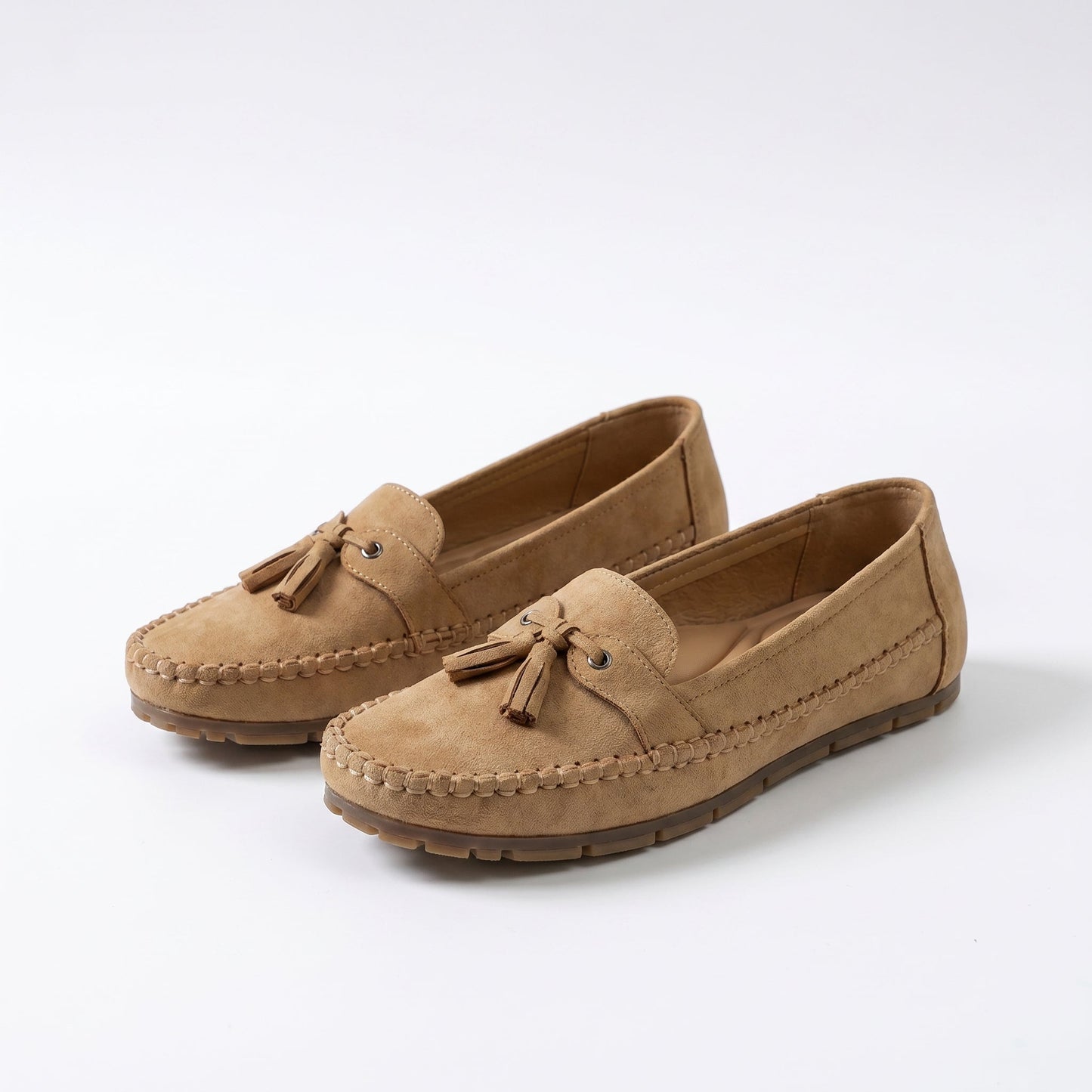 Camille Kwastjes Loafers - Karamelbruin