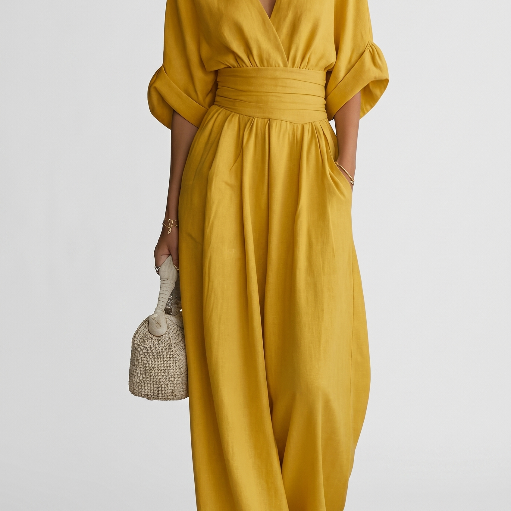 Odile jumpsuit - Geel