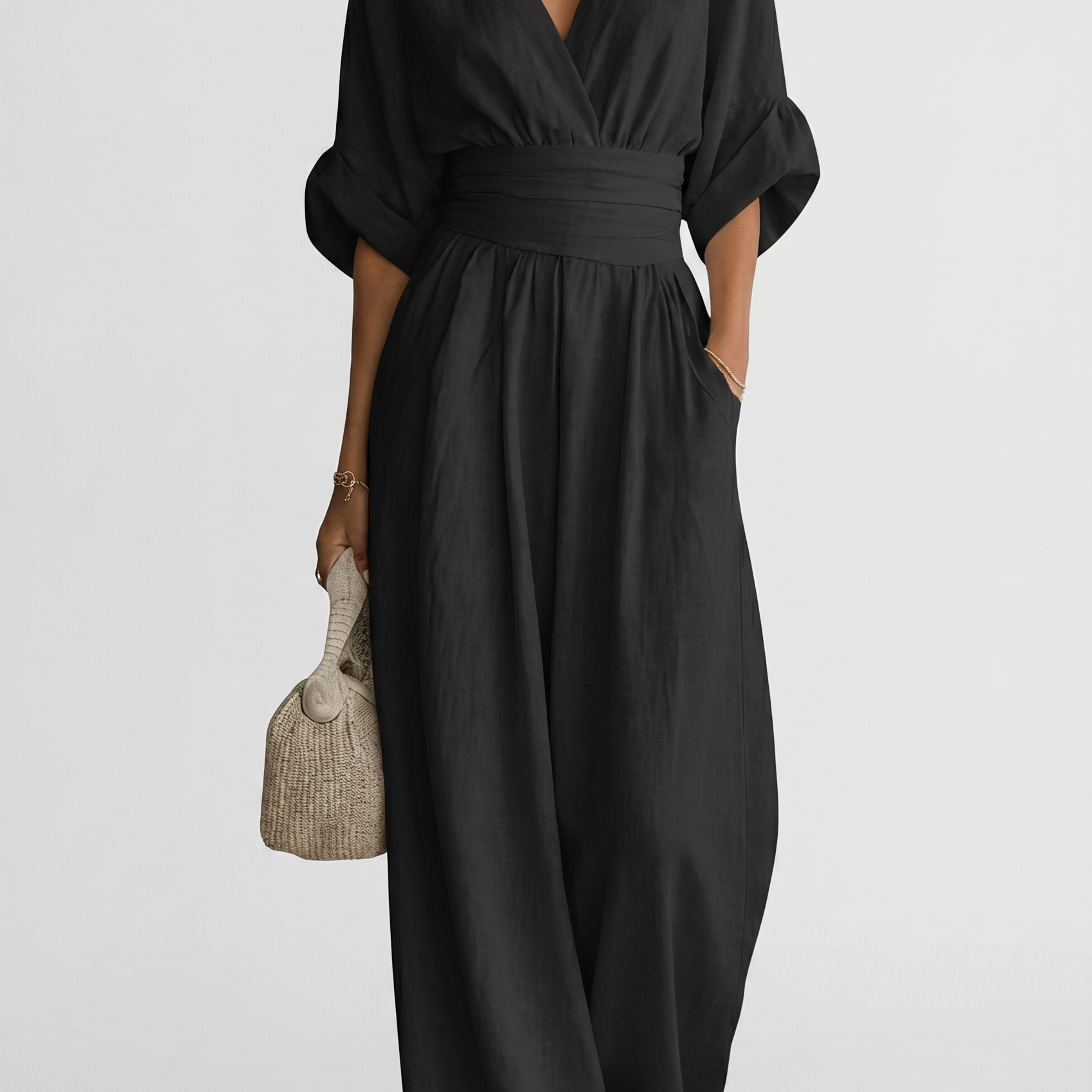 Odile jumpsuit - Zwart