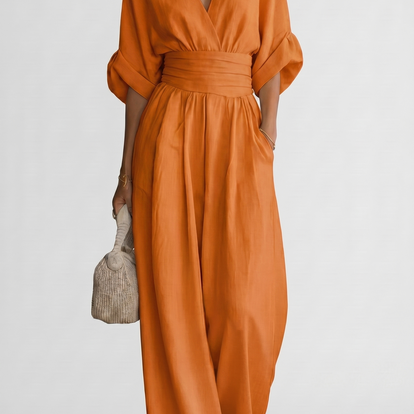 Odile jumpsuit - Oranje