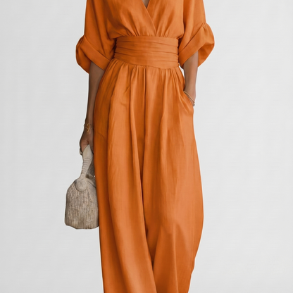 Odile jumpsuit - Oranje