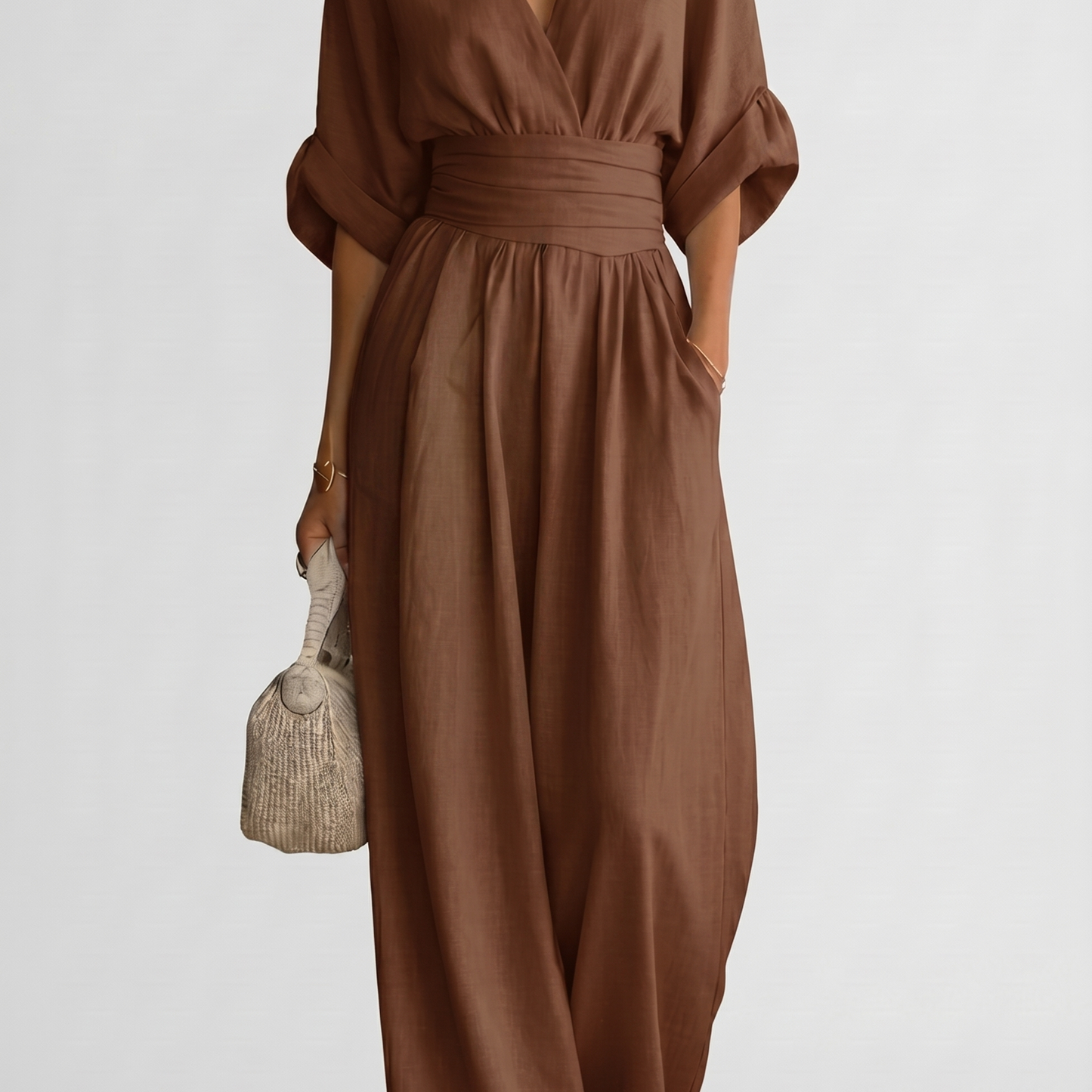 Odile jumpsuit - Bruin
