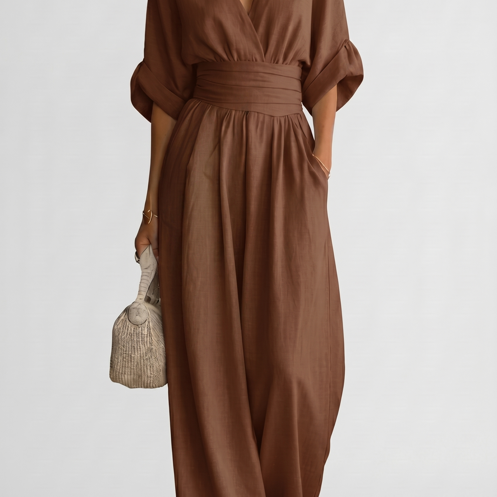 Odile jumpsuit - Bruin