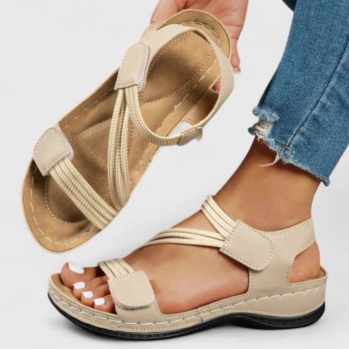 Isla Comfort Sandalen - Khaki