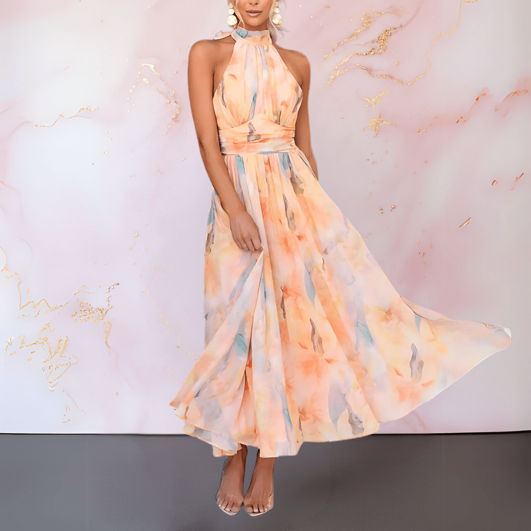 Adaline Maxi-jurk zijaanzicht