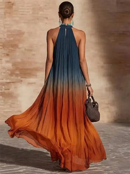 Romy Ombré Maxi-jurk detail