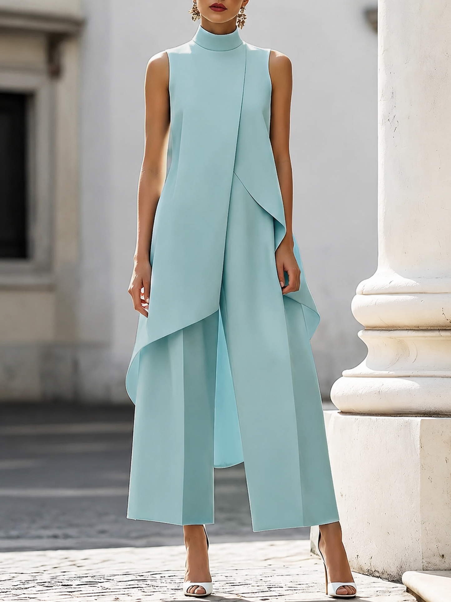 Valentina Chic Twinset - Lichtblauw