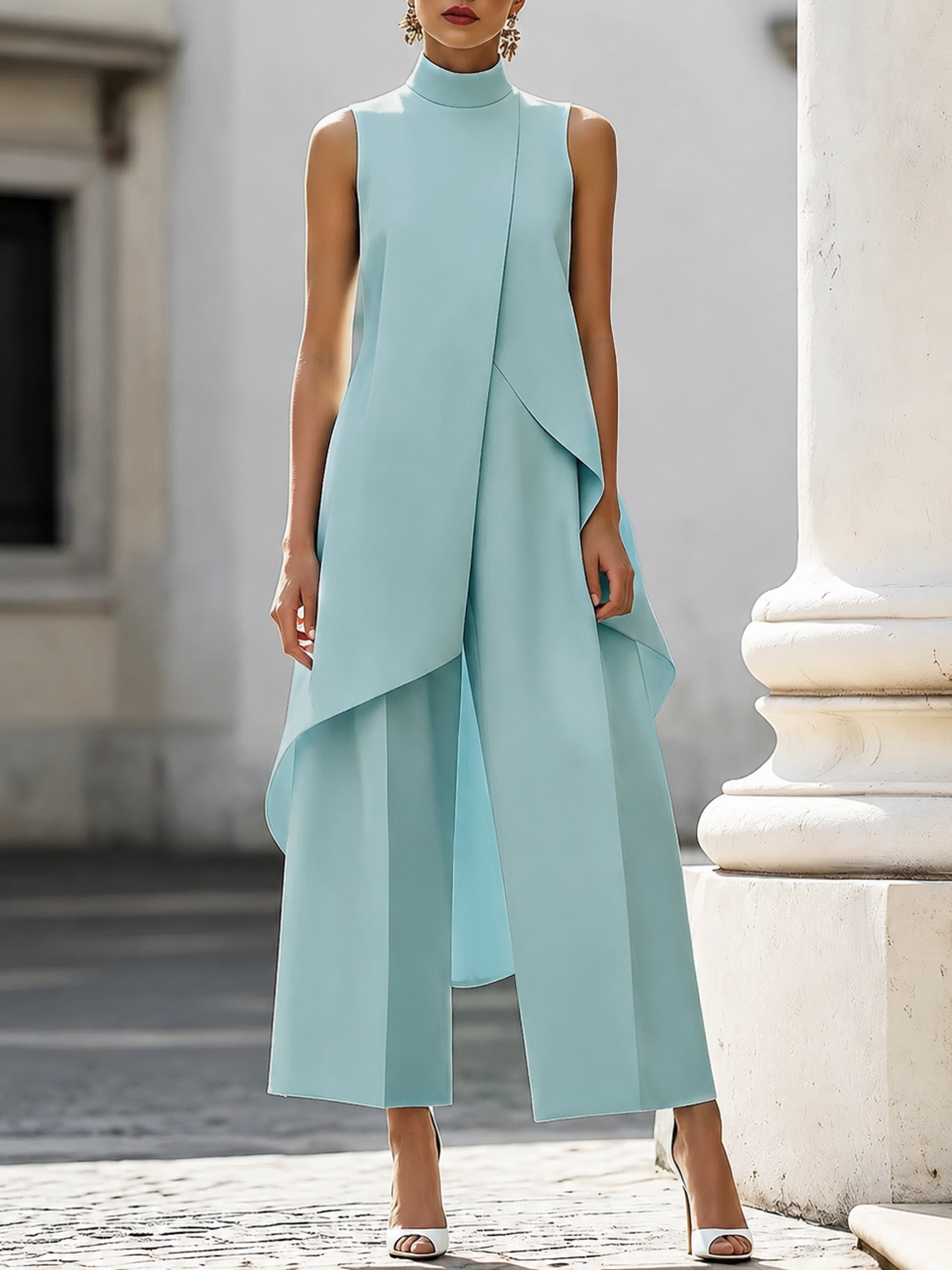 Valentina Chic Twinset - Lichtblauw