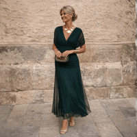 Victoria | Lange Off-Shoulder Jurk