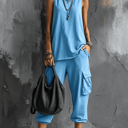 Marisol stadsoutfit - Lichtblauw